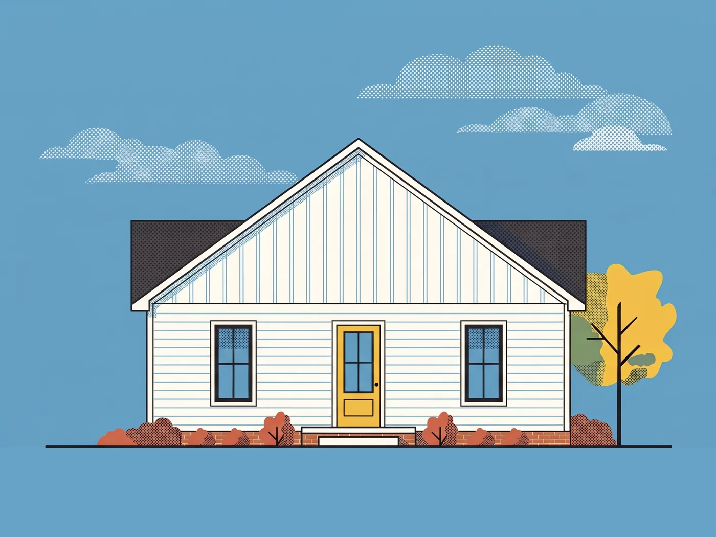 Rear elevation of The Casita, illustrative