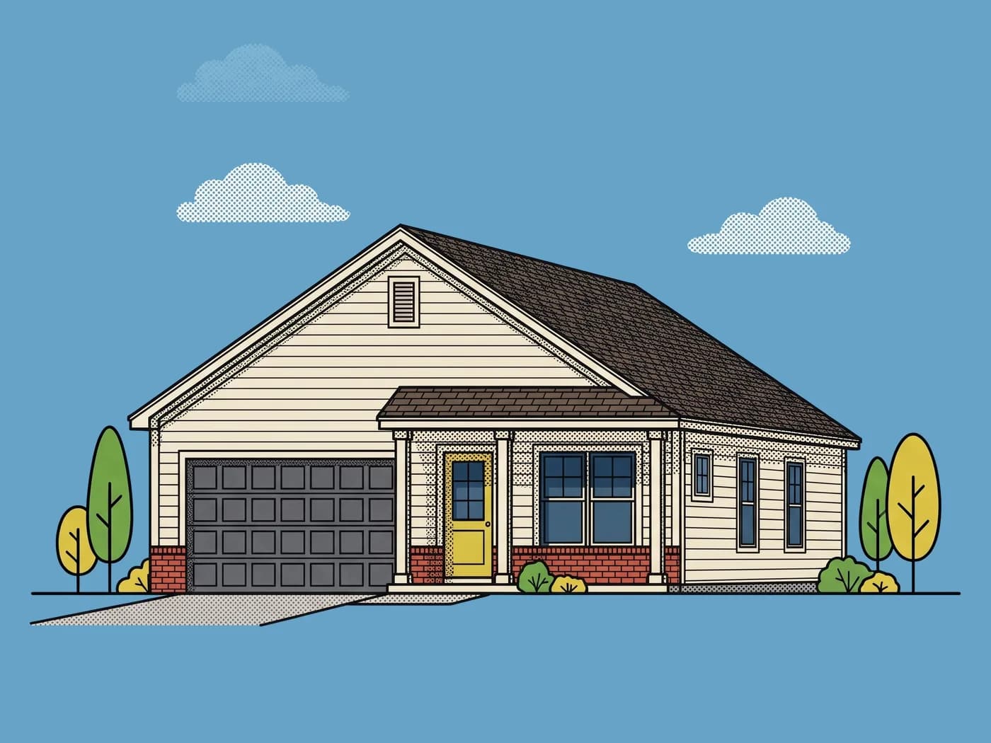 Street view of The Magnolia, illustrative