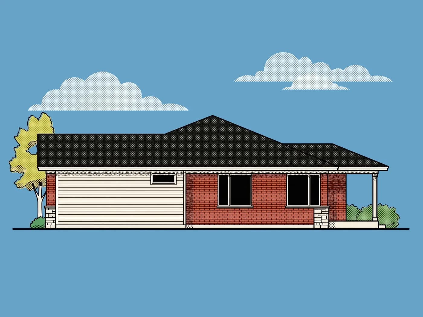 Side elevation of The Porter, illustrative