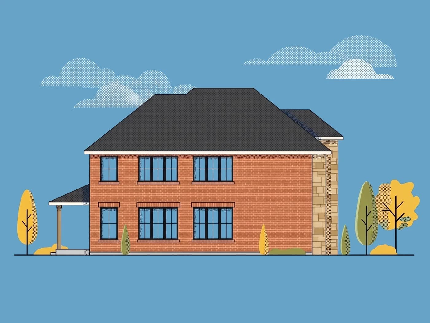 Side elevation of The Splendora, illustrative