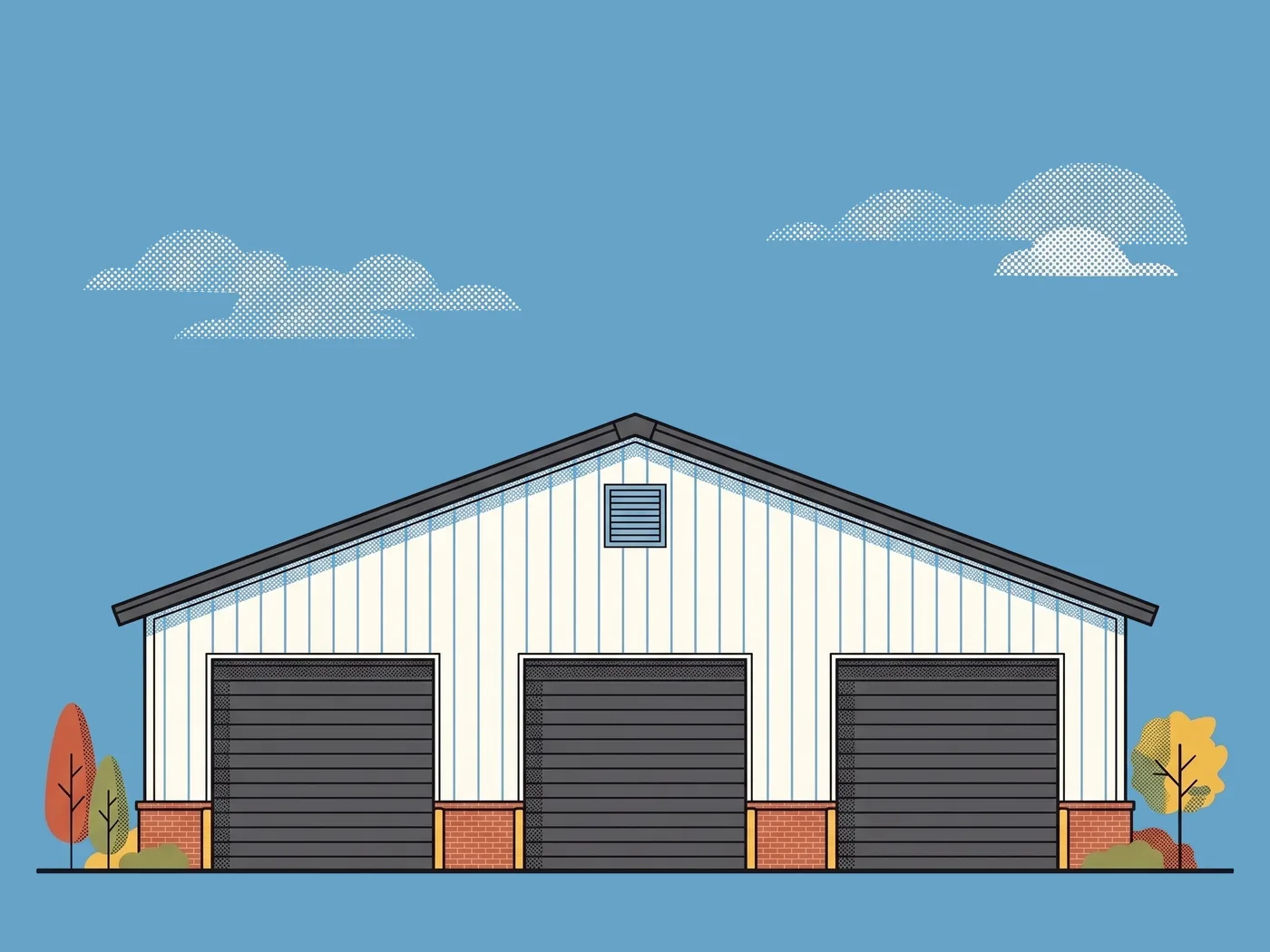 Side elevation of The Shouse 1800, illustrative
